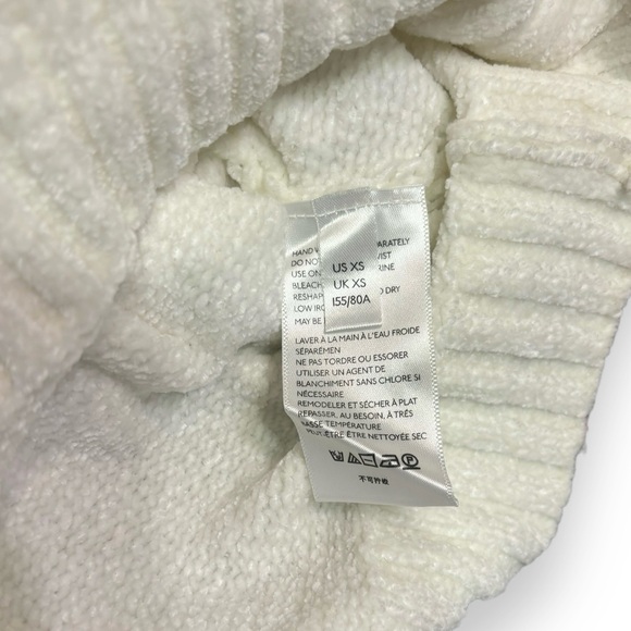 URBAN OUTFITTERS Ivory Maura Cropped Chenille Cardigan - Picture 4 of 4